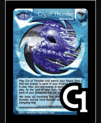 Cry of Thunder - Foil